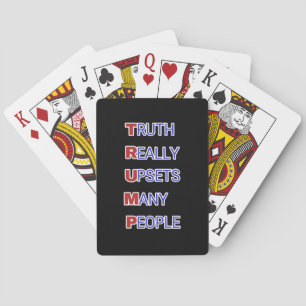 Baraja De Cartas MAGA apoya al republicano Donald Trump, conservado