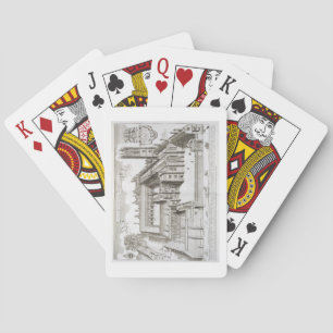 Baraja De Cartas Magdalen College, Oxford, de 'Oxonia Illustrata'