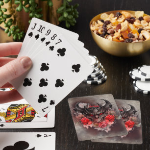 Baraja De Cartas Magia   Bestia Demonio Humeante con Ojos Rojos con