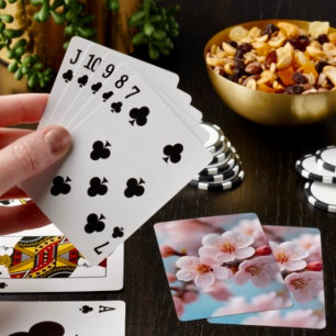 Baraja De Cartas Magia de Flor de Cerezo Rosa