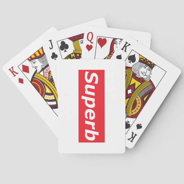 Baraja De Cartas Magníficas tarjetas de reproducción (Reverso)