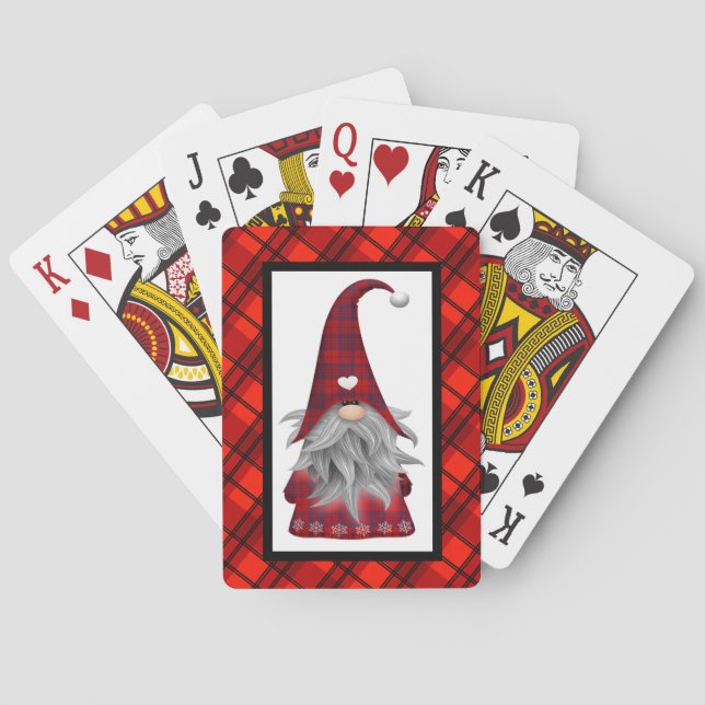 Baraja De Cartas Mago del navidad (Reverso)