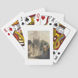 Baraja De Cartas Magpie Lane, Oxford, ilustracion de la 'Historia'