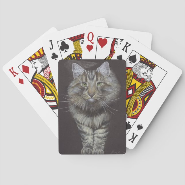 Baraja De Cartas Maine Coon Cat (Reverso)