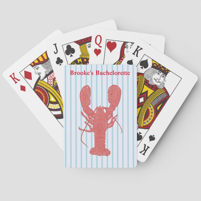 Baraja De Cartas Maine Lobster (Reverso)