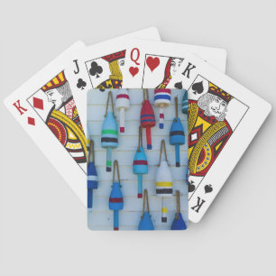 Baraja De Cartas Maine, Stonington, boyas decorativas de langosta