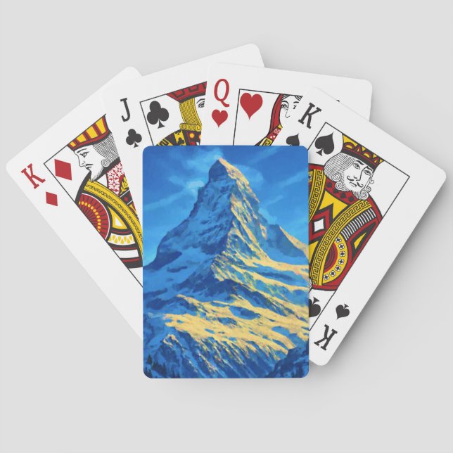 Baraja De Cartas Majestic Matterhorn (Reverso)