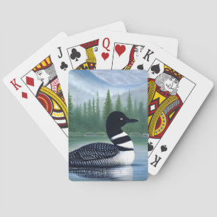 Baraja De Cartas Majestic Northern Wilderness Loon