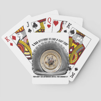 Baraja De Cartas Mal comportamiento como el neumático plano