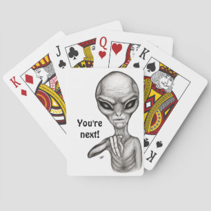Baraja De Cartas ¡Mala Alien, eres la siguiente!