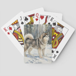 Baraja De Cartas Malamute de Alaska