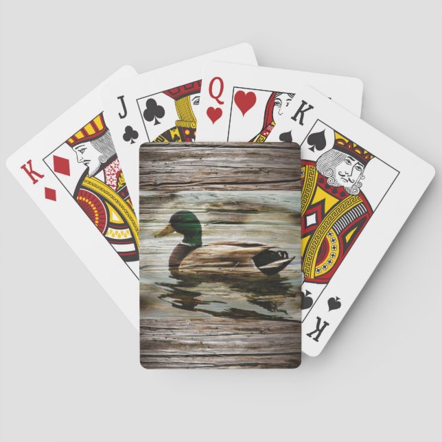 Baraja De Cartas Mallard Duck (Reverso)