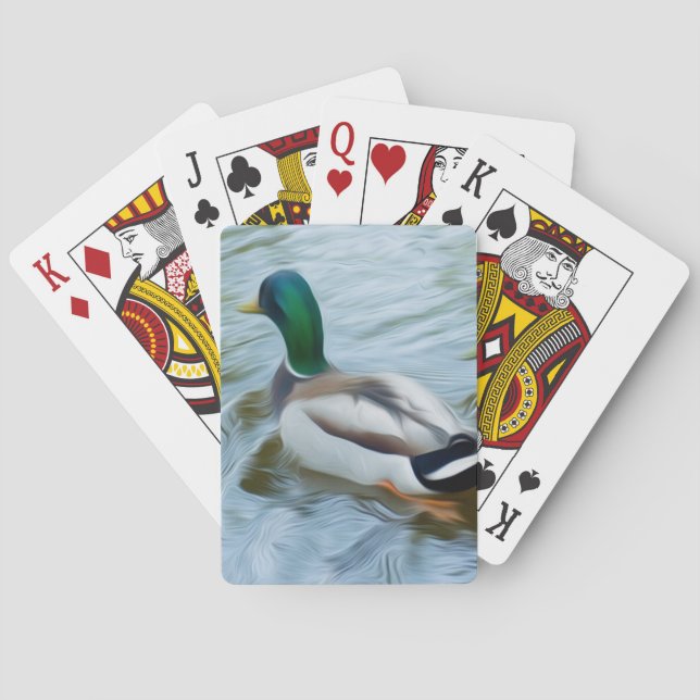 Baraja De Cartas Mallard Ducks (Reverso)