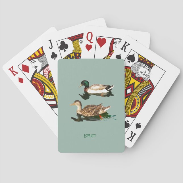 Baraja De Cartas Mallas de los Ducks (Reverso)
