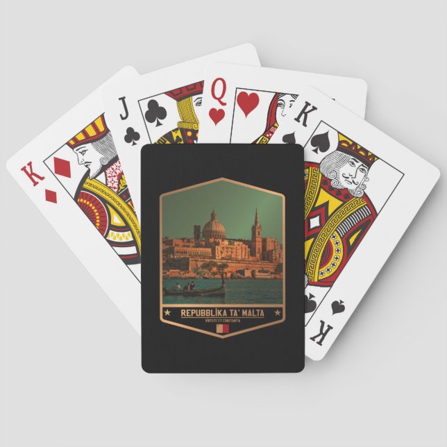 Baraja De Cartas Malta (Reverso)