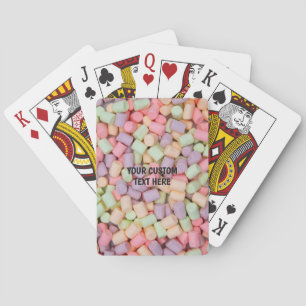 Baraja De Cartas Malvaviscos de texto personalizado