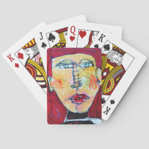 Baraja De Cartas Mamá caliente roja