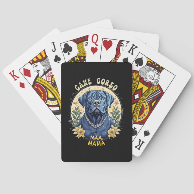Baraja De Cartas Mamá Cane Corso (Reverso)