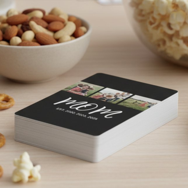 Baraja De Cartas Mamá estableció escritura negrita moderna Black 3  (Subido por el creador)