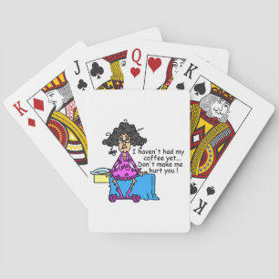 Baraja De Cartas Mañana Antes Del Café Humor