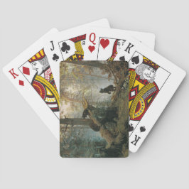 Baraja De Cartas Mañana en un bosque de pinos (Osos en el bosque)