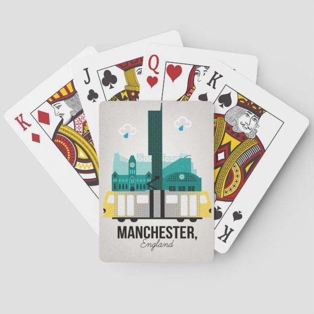 Baraja De Cartas Manchester (Reverso)