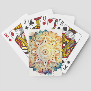 Baraja De Cartas Mandala acuarela