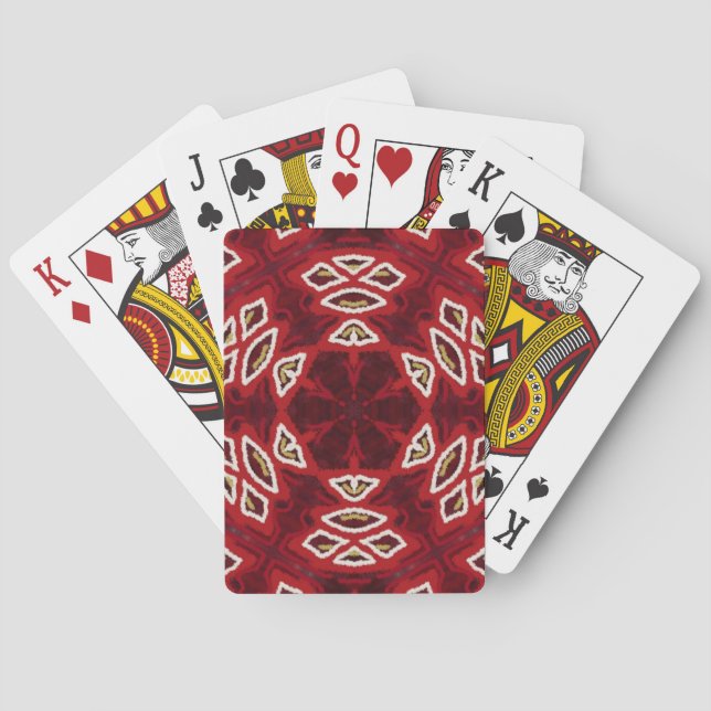 Baraja De Cartas Mandala dorada blanca con color (Reverso)