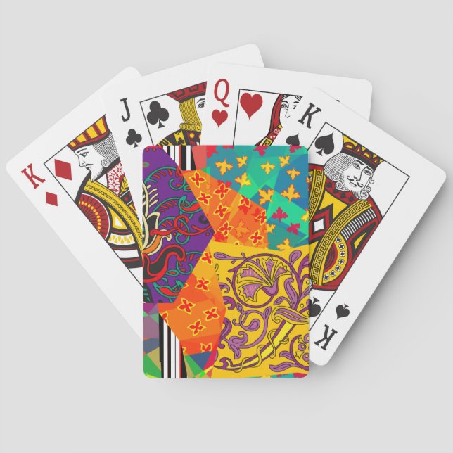Baraja De Cartas Mandala festiva india turca (Reverso)