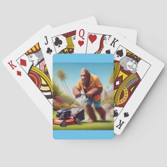 Baraja De Cartas Mando de pie grande (Reverso)
