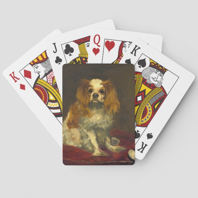 Baraja De Cartas Manet A King Charles Spaniel (Reverso)
