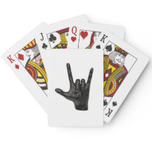 mano de cuernos del diablo