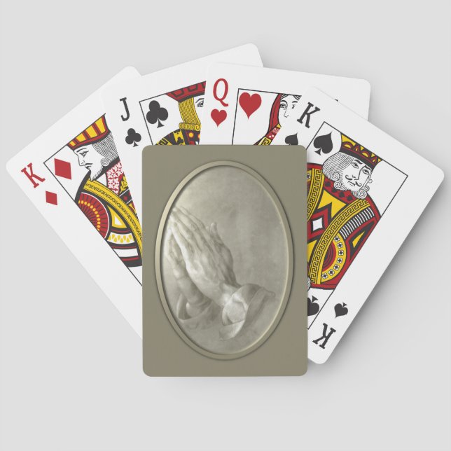 Baraja De Cartas Manos de oración (Reverso)