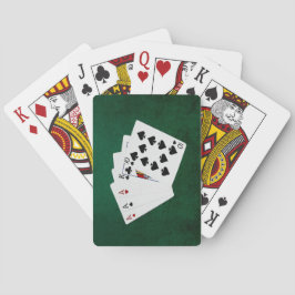 Baraja De Cartas Manos De Póquer - Tres De Un Tipo - As