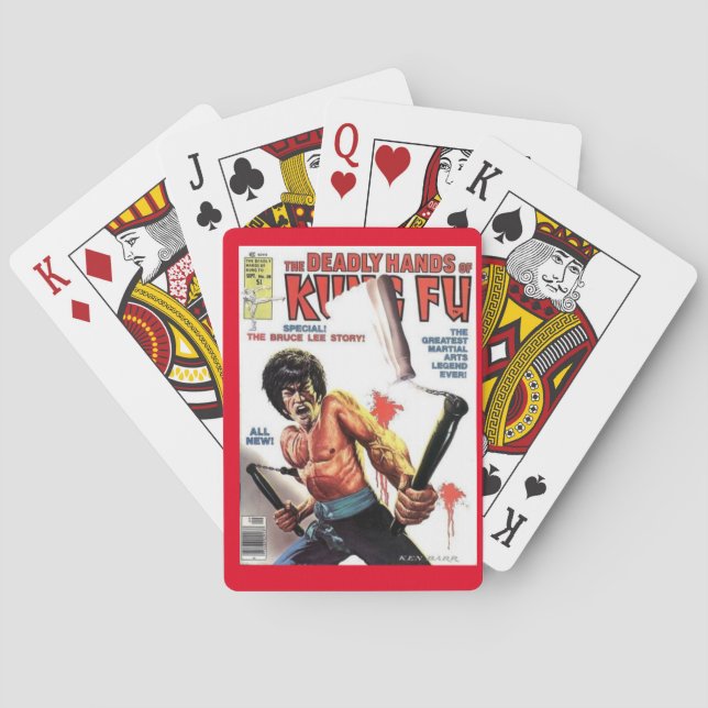 Baraja De Cartas Manos mortales 33 (Reverso)