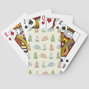 Baraja De Cartas Manta de lavandería de planchado de hierro