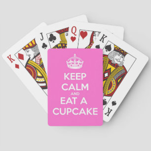 Baraja De Cartas Mantén la calma y come un pastel