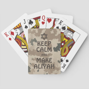 Baraja De Cartas Mantener La Calle Y Hacer Aliyah