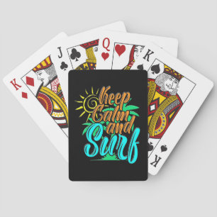 Baraja De Cartas Mantener La Calma Y El Sulf