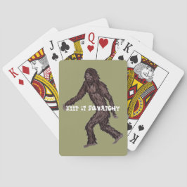 Baraja De Cartas Manténgalo en cuclillas