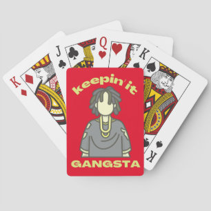 Baraja De Cartas MANTENIÉNDOLO GANGSTA música hiphop divertida     