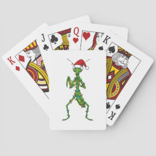 Baraja De Cartas Mantis religiosa Navidad Insecto Bug