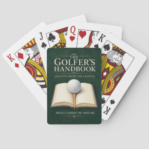 Baraja De Cartas Manual de Golf Regalo divertido para golfista