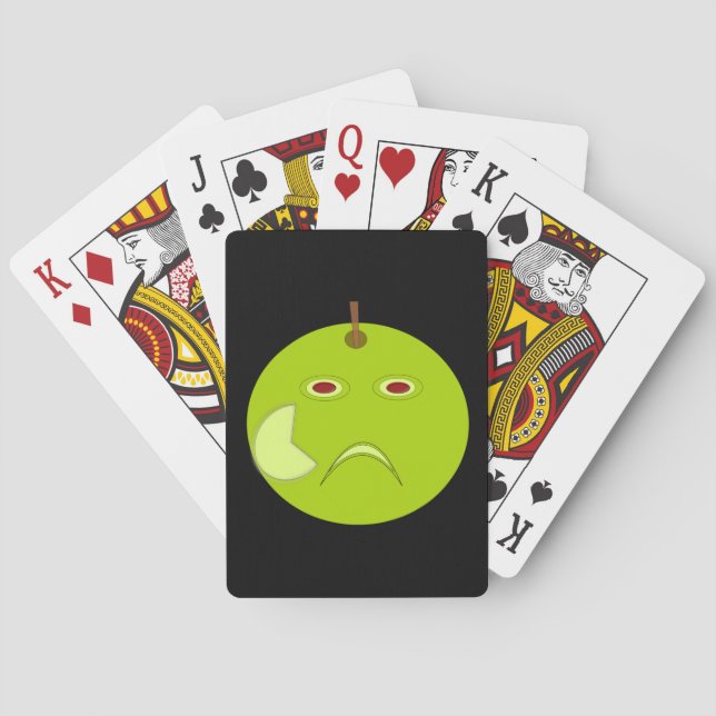 Baraja De Cartas Manzana malvada con tarjetas de reproducción Scar  (Reverso)