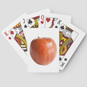 Baraja De Cartas Manzana roja fresca de la naturaleza2