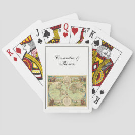 Baraja De Cartas Mapa Antiguo del Mundo #4