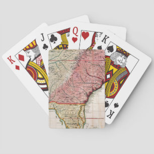 BARAJA DE CARTAS MAPA COLONIAL AMÉRICA, 1733