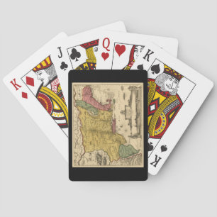Baraja De Cartas Mapa de 1685 - Nueva Bélgica, El Nuevo Mundo, Nuev