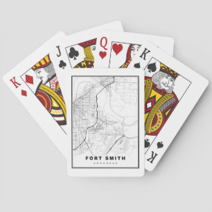 Baraja De Cartas Mapa de Fort Smith