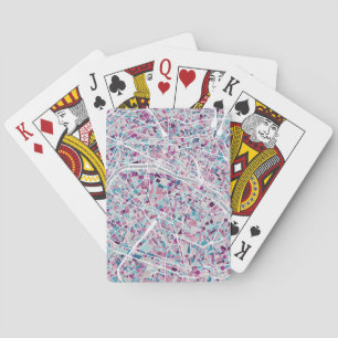 Baraja De Cartas Mapa de Francia en París
